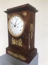 Englische Bracket Clock signiert London Uhr  Kaminuhr horologio Empire Georgian 
