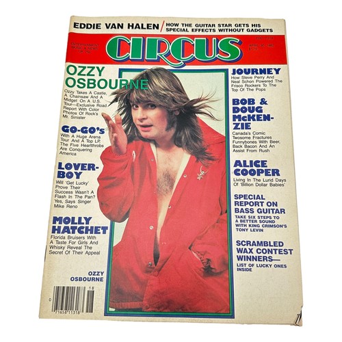 Circus magazine 1982 rock - magazine,