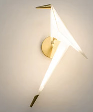wie NEU LED Vogel Form Lampe Wand Lampe Deco Wandlampe