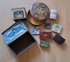 Konvolut 10 alte Blechdosen