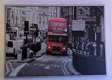 gerahmtes Bild London Bus
