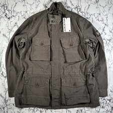 Belstaff Herren Ton Braun Deckmaster Jacke Größe 3XL Neu mit Etikett Authentisch