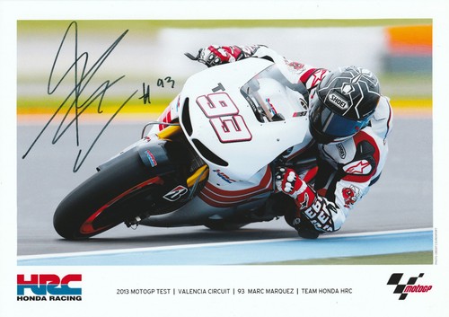 Marc marquez autogr original - autogr.,