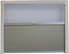 Remis REMIbase II Kombi-Plissee-Rollo für Rahmenfenster 900x520mm 1695217