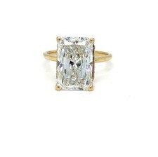 Exklusiver Diamantring | 6.42ct | IGI Zertifiziert | 18K Gelbgold | Lab Grown