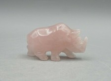 ROSENQUARZ Nashorn ca. 50,5 x