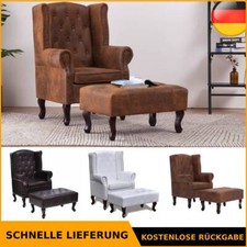 Chesterfield Sessel Hocker Ohrensessel Relaxsessel mehrere Auswahl vidaXL