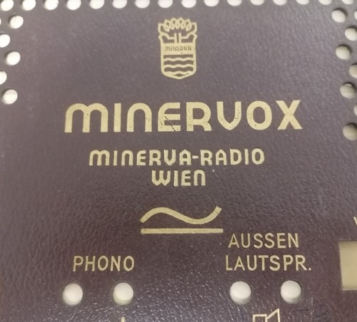 Röhrenradio rückwand minerva - röhrenradio,