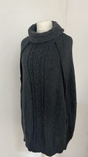 Poncho Strickmantel Wolle