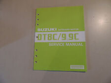 Repair manual Suzuki Außenborder DF 8 9.9 C hp PS 1988-1992 Werkstatthandbuch