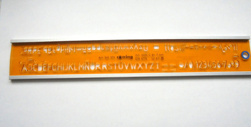 Rotring schriftschablone mit - rotring,