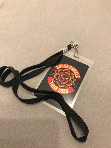 Böhse onkelz tourpass pass - bÖhse,