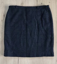 Styled by YORN Wollrock Woll Winter Herbst Rock Glitzerfäden Schwarz Gr. 40