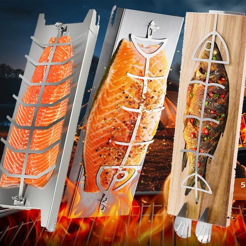Bbq flammlachsbrett set - bbq,