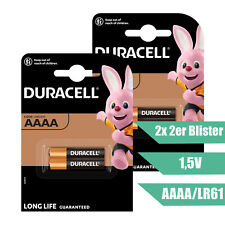 4 x Duracell Ultra  AAAA LR61 MN2500 MX2500 LR8 D425 Batterie im 2er Blister