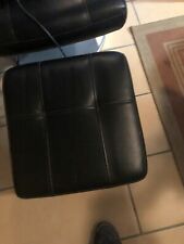 Massagesessel Relaxsessel mit Hocker schwarz Leder elektrisch 