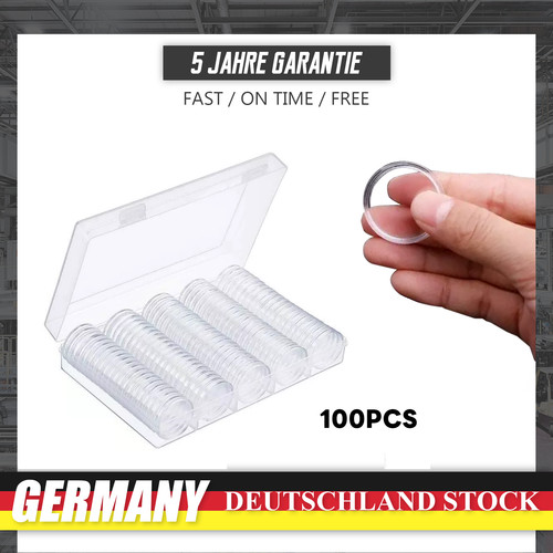 100x münzkapseln gedenkmünze - 100x,