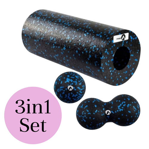 3in1 set faszienroller duoball - faszienroller,
