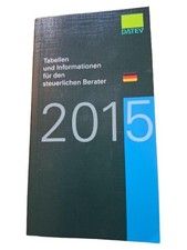DATEV Fachbuch Wirtschaft Steuerratgeber 2015 Hardcover Tabellen Infos