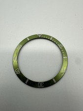 ORIGINAL ROLEX INLAY INSERT SUBMARINER DATE 16610 LV GRÜN EINLAGE