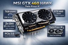 MSI GeForce GTX 460 HAWK Twin