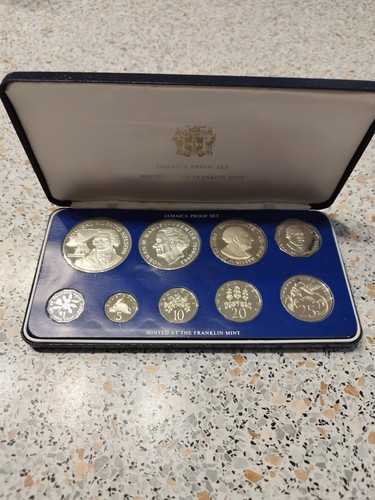 Jamaica silver proof coin - jamaica,