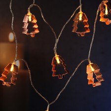 LED Lichterkette kupferfarbenn