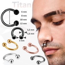 Piercing Septum Augenbraue Ohr