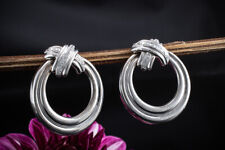 Tiffany & Co Signature X Ohrringe Ohrstecker mit Brillanten Weißgold 750 Schmuck