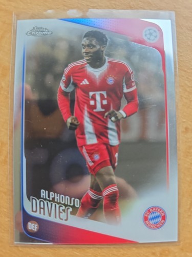 Alphonso davies topps chrome - davies,