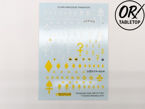 Eldar harlequin decals - eldar,