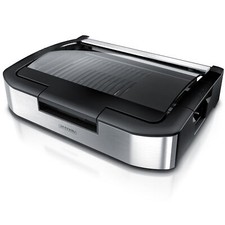 Arendo Elektrogrill Tischgrill BBQ Grill elektrisch Partygrill Kontaktgril 1800W