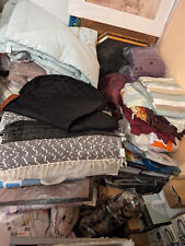 Konvolut Stoffe, 30 Artikel, neu und gebraucht, Bettwäsche, Tischläufer etc.