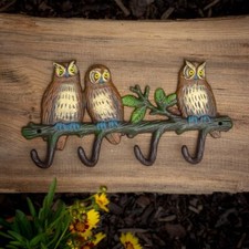 Eulen- Garderobenhaken