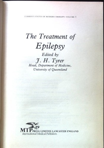 The treatment epilepsy - of,