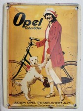 Blech Werbeschild für