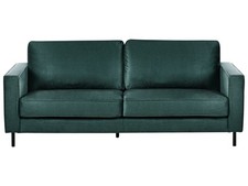 3-Sitzer Sofa Samt grün mit