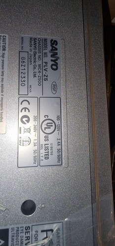 Beamer sanyo plv - beamer, plv-z5
