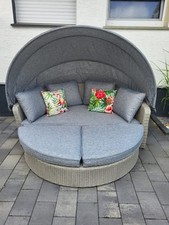 Liegeinsel / Sonneninsel mit faltbarem Dach, hochwertig  