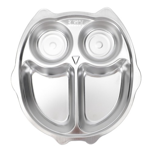 1pc edelstahl geteilte platte - edelstahl,