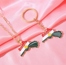 Kurdistan Landkarte mit