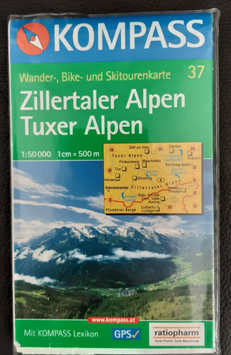 Kompass zillertaler alpen und - kompass,,