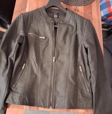 Schöne Damen Kunstlederjacke