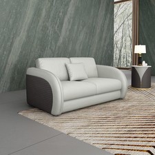 Ledersofa Couch Wohnlandschaft