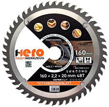 Kreissägeblatt 160 x 20/16 mm