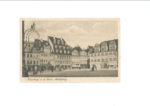 Ansichtskarte naumburg der - an,