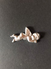 Verzierwachs Engel silber