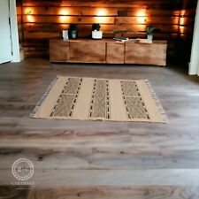 Teppich Schurwolle Beige