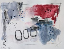 Watercolor Aquarell Abstract