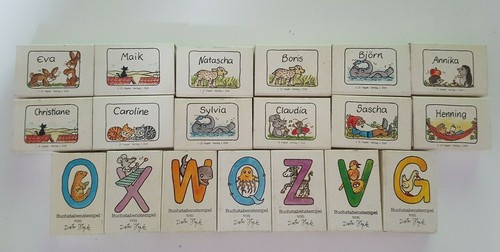 Buchstaben und namensstempel - buchstaben-,